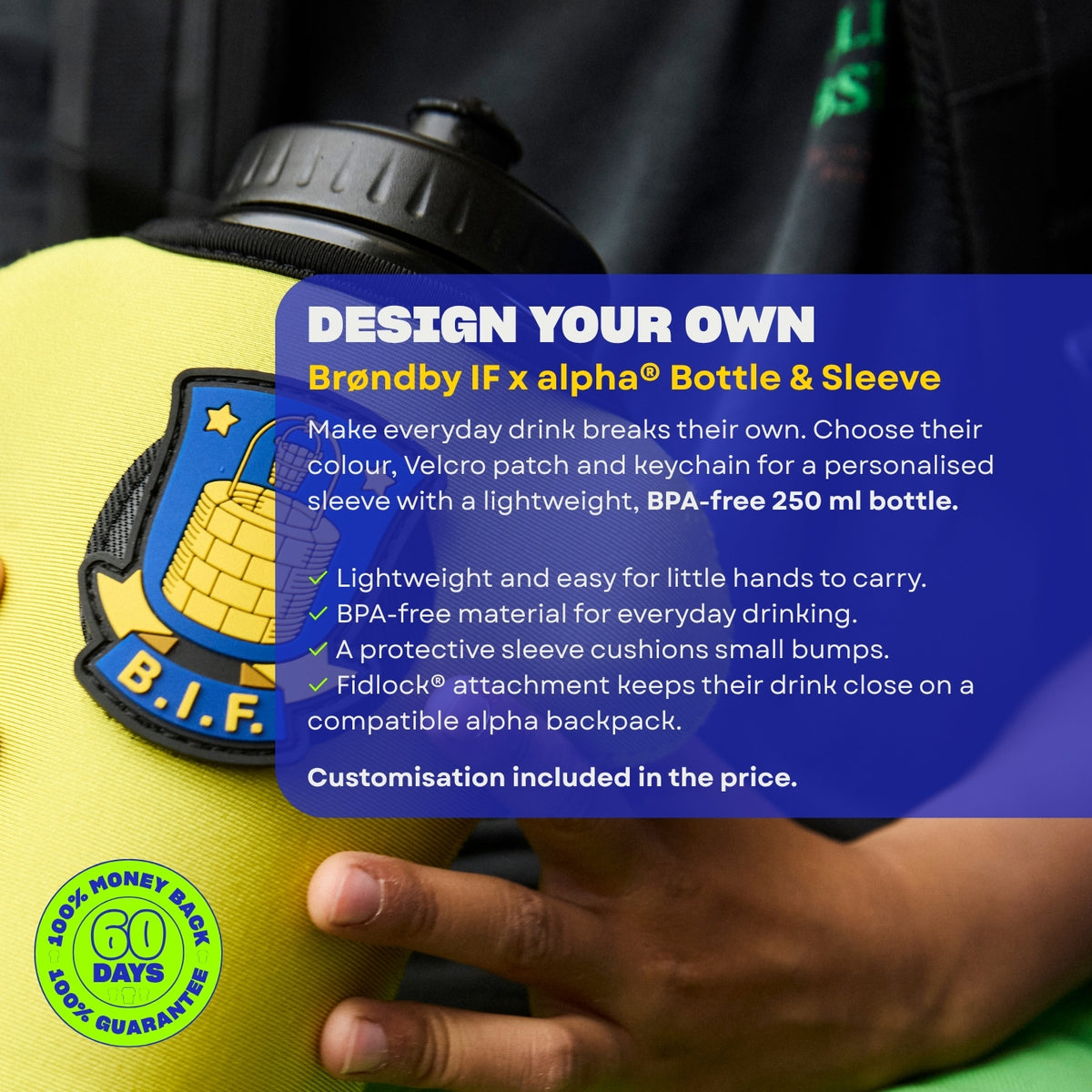 Design your - Brøndby IF Bottle & Sleeve