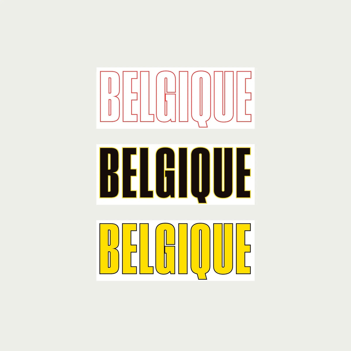 Belgique Stickers by alpha®