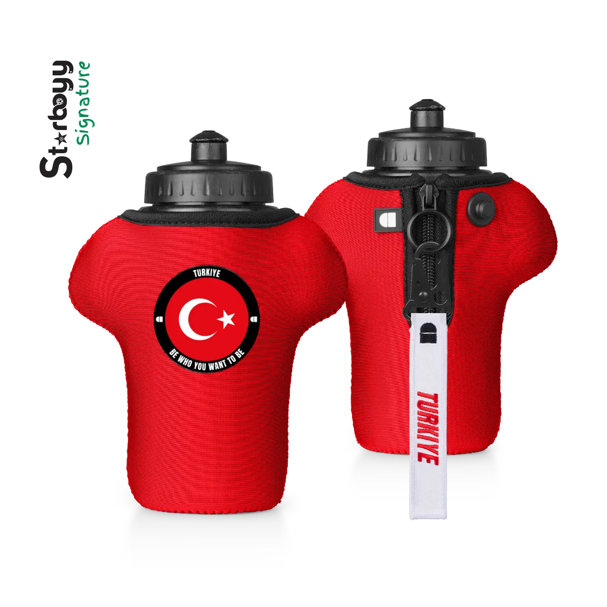 Turkiye shirt-shaped Bottle & Sleeve- Starboyy Signature by alpha®