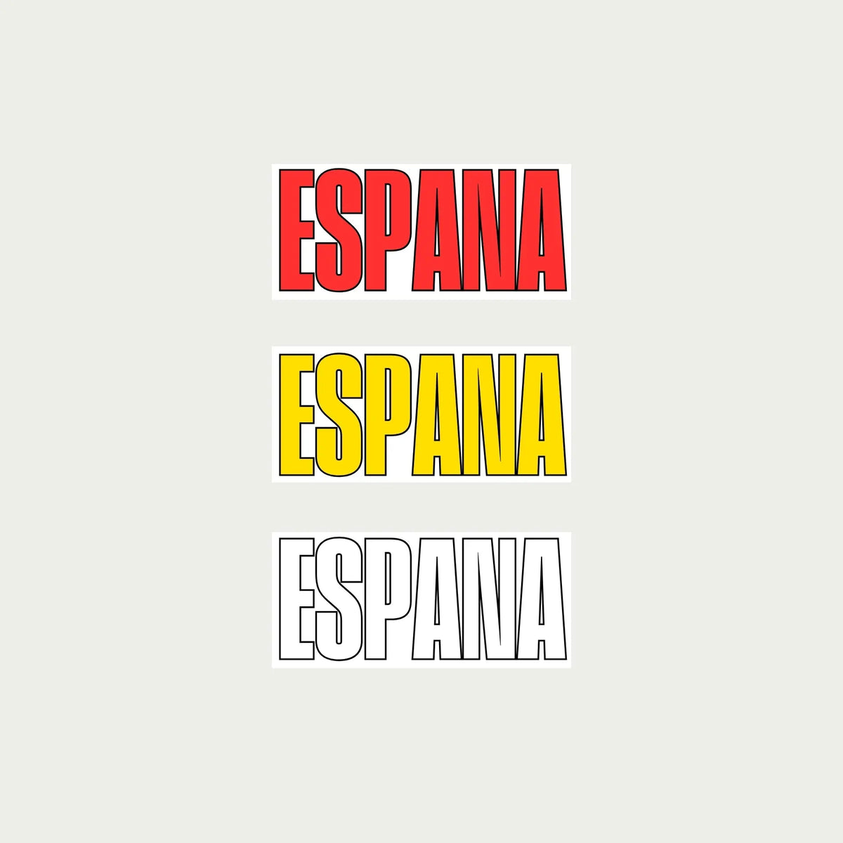 Espana Stickers by alpha®