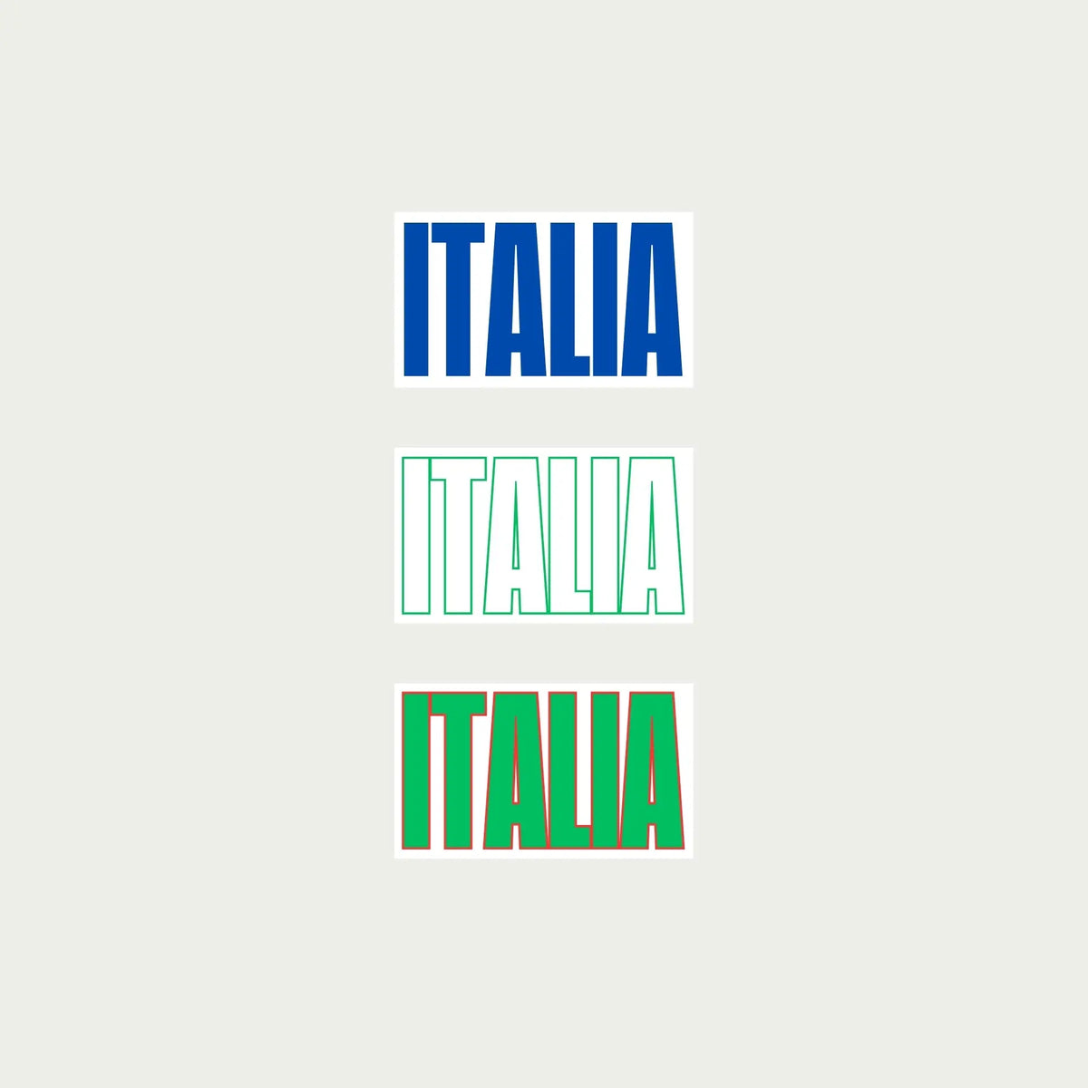 Italia Stickers by alpha®