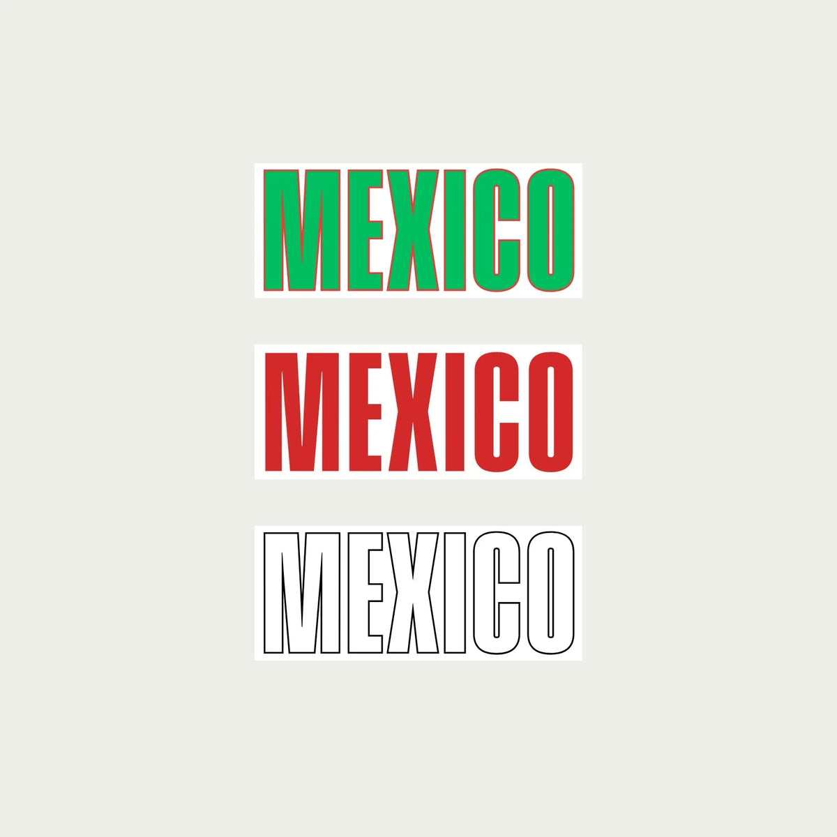 Mexico Stickers by alpha®