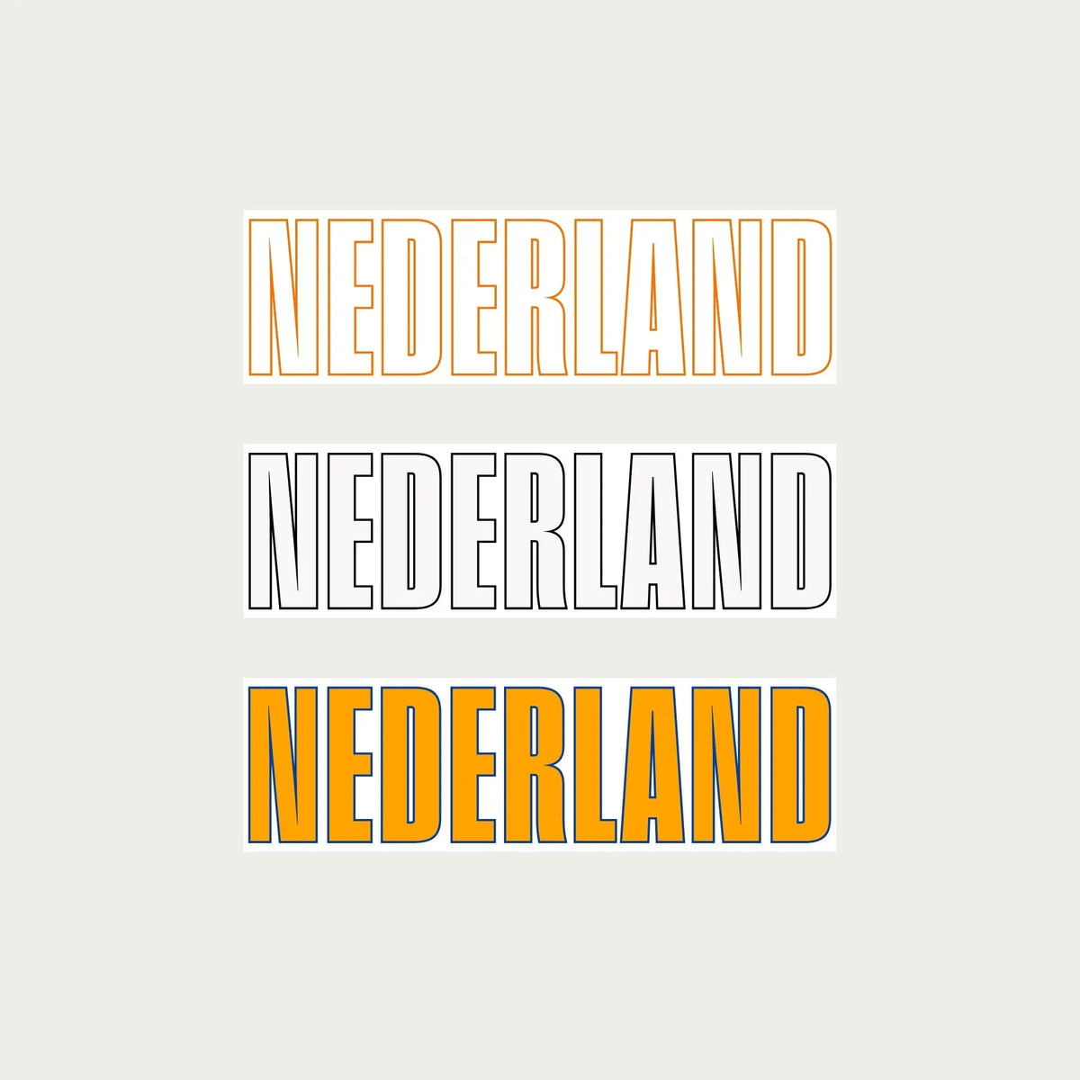 Nederland Stickers by alpha®