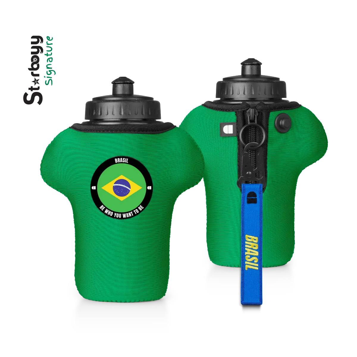 Brasil shirt-shaped Bottle & Sleeve - Starboyy Signature by alpha®