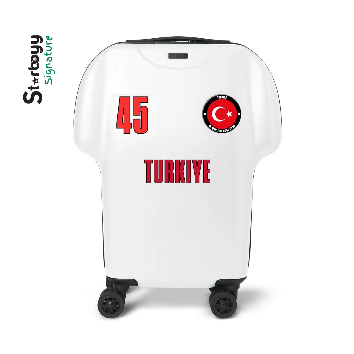 Turkiye shirt-shaped Cabin Luggage - Starboyy Signature by alpha®