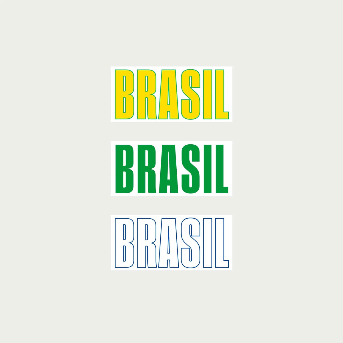 Brasil Stickers by alpha®