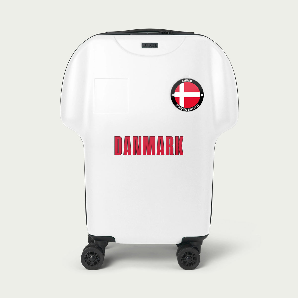 Danmark kabinekuffert i hvid lavet af alpha®
