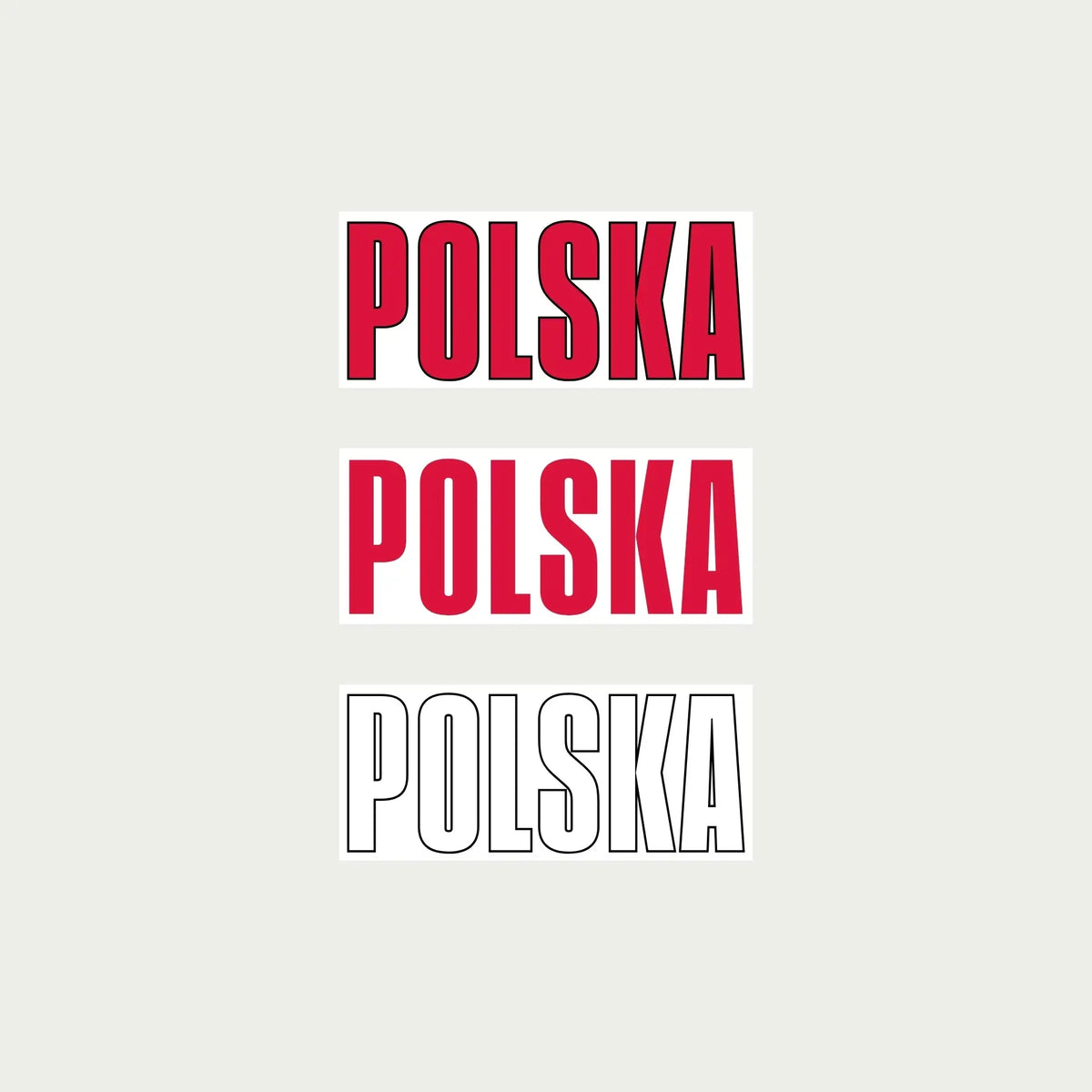 Polska Stickers by alpha®