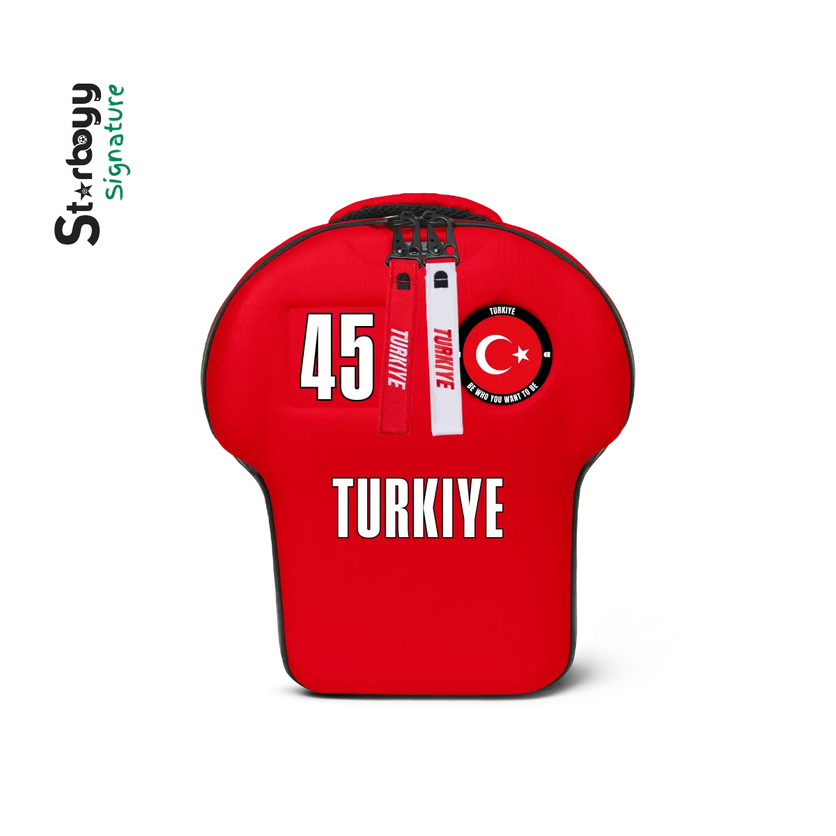 Turkiye shirt-shaped Medium Backpack- Starboyy by Signature by  alpha®